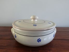 Handbemalter Topf mit Deckel - Italienische Keramik Apulien