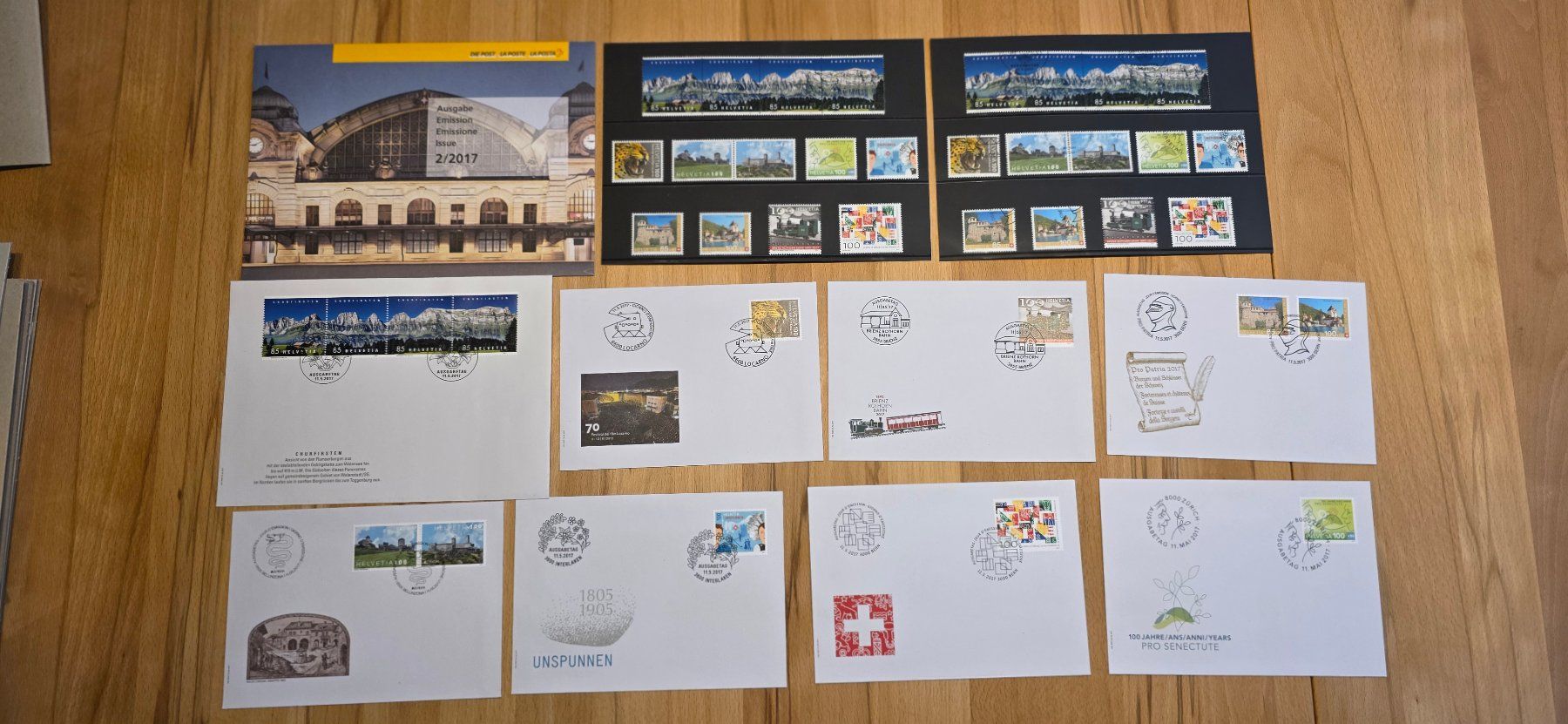 Alle Briefmarken: CH-Briefmarken Jahresausgabe 2017 – Neu (gemäss Beschreibung) aus Wettswil von Schnuebe 2