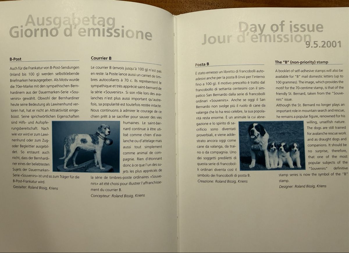 Tous les timbres: Jahrbuch 2001, komplett  – D'occasion à Altdorf UR par Sanna08 4