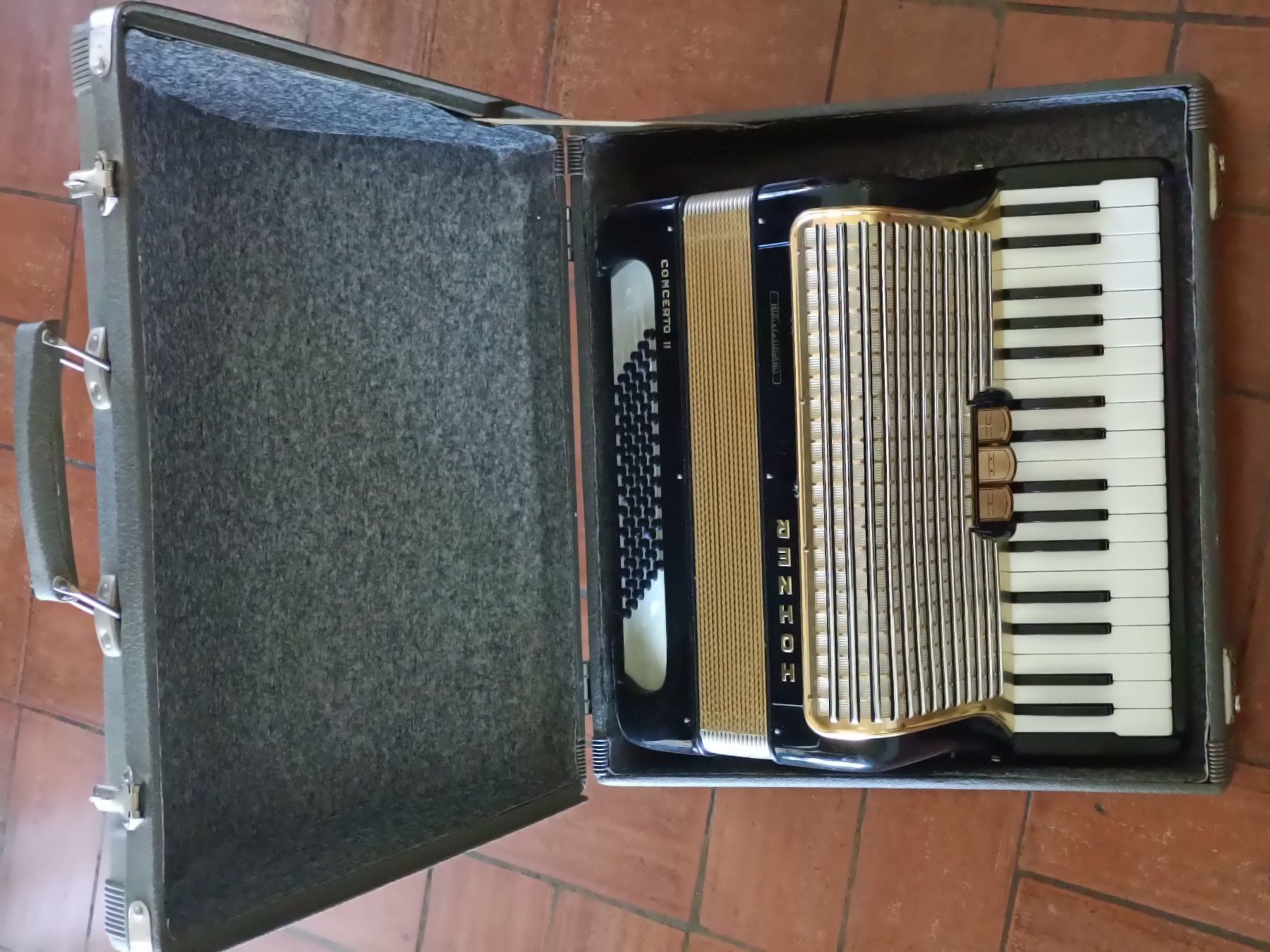 Hohner Strumenti musicali: Hohner Concerto II Akkordeon mit Koffer – Usato da Lugano venduto da riccardo012