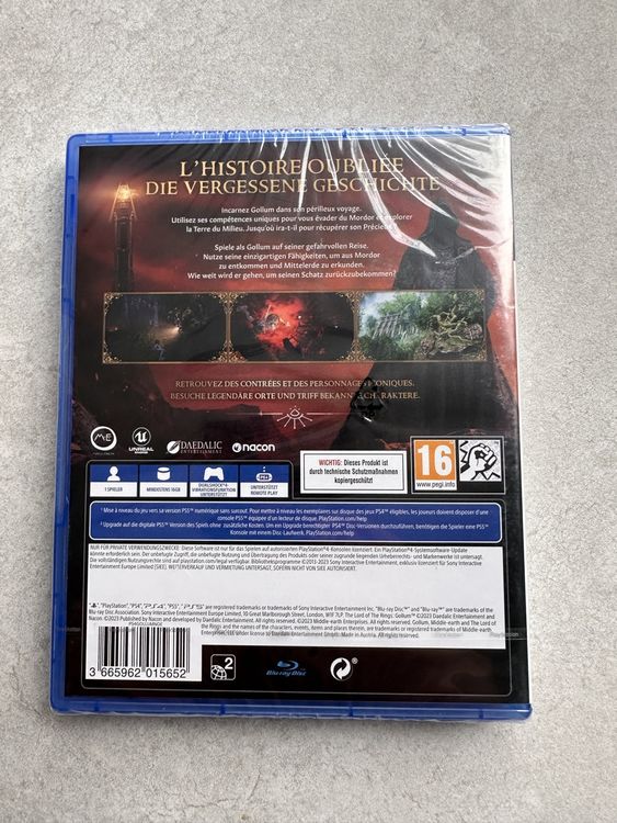 Ps4 Der Herr der Ringe Gollum Neu Kaufen auf Ricardo