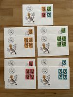 Ersttagsbriefe mit Vogel Briefmarken