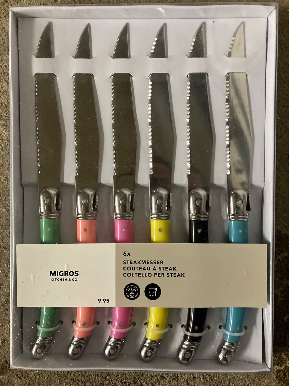 Coltelli da cucina: Set von 6 Steakmessern – Nuovo e nell'imballaggio originale da Ostermundigen venduto da bea_pjw9