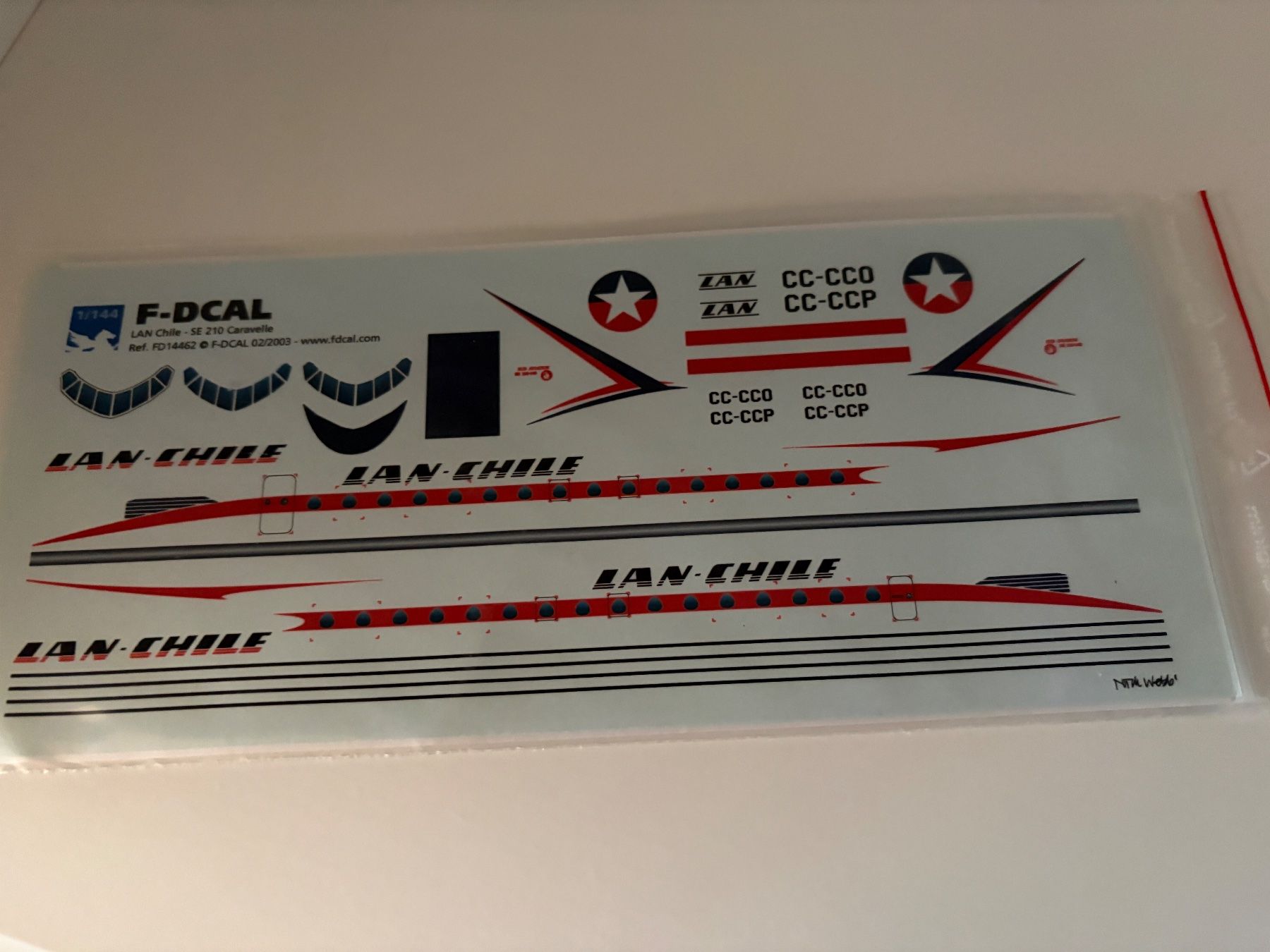 Modellbausätze & Standmodelle: 1/144 SE-210 CARAVELLE LAN CHILE DECALS – Gebraucht aus MÜHLEDORF/SO von tru_wsv8 1