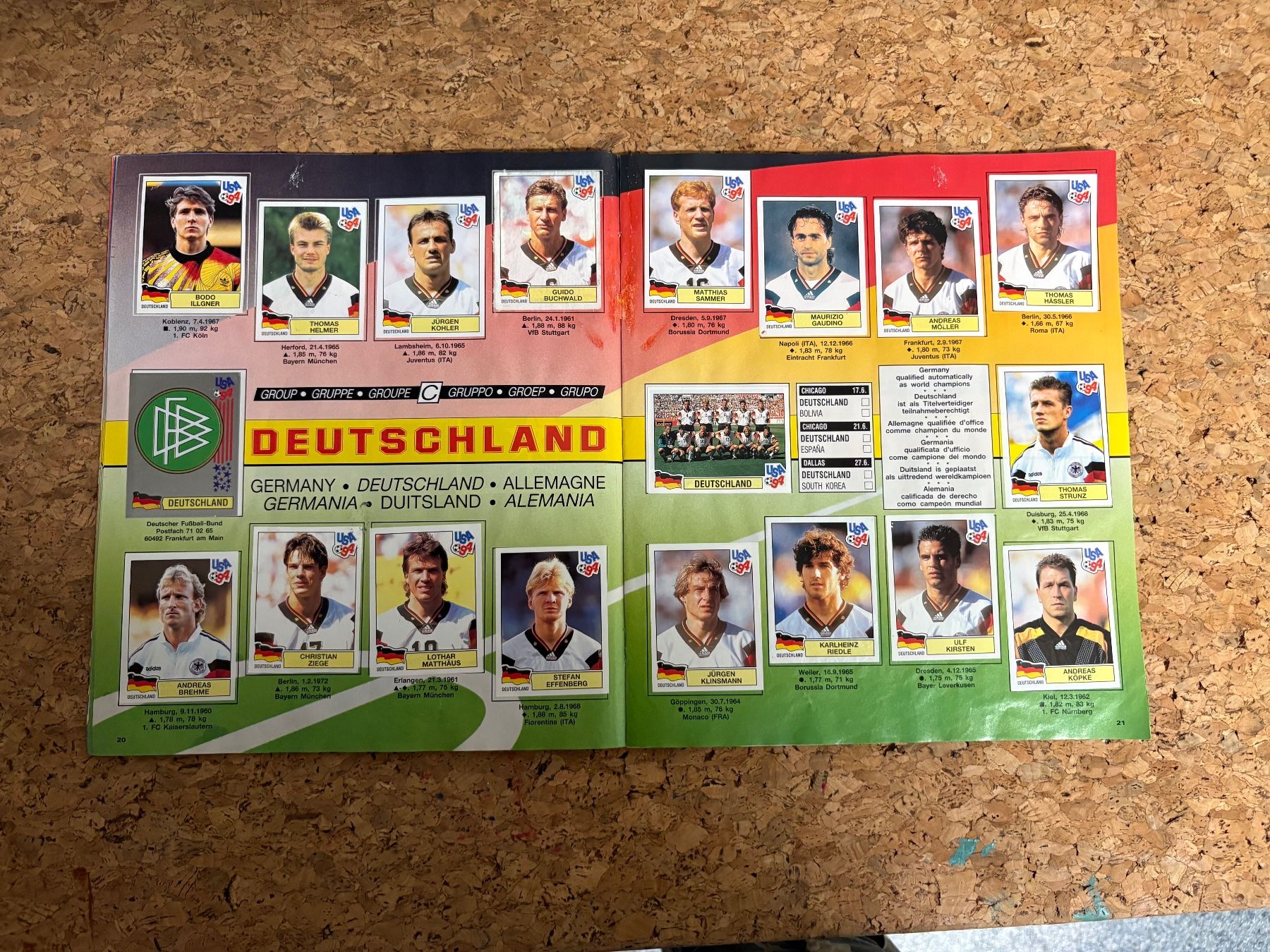 Panini Alben: Panini Album USA 1994 – Gebraucht aus Rudolfstetten von Clodo1975 4