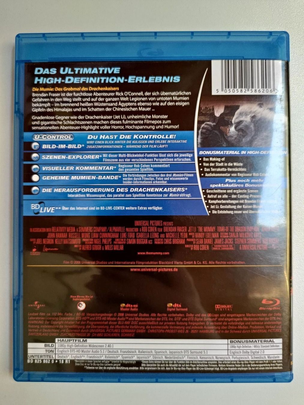 Tutti i DVDs: Die Mumie Das Grabmal des Drachenkaisers – Usato da Liestal venduto da Kratzilla 2