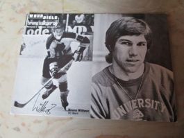 BRUNO WITTWER SC BERN ANTIKE AUTOGRAMMKARTE 80ER JAHR