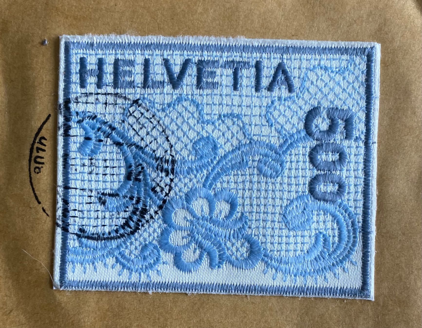 Alle Briefmarken: Stickereimarke 5.- / Briefmarken gestempelt – Gebraucht aus Dietlikon von Sa_Biene 1