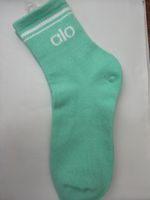 Alo Socken kurz mintgrün mit Logo Neu