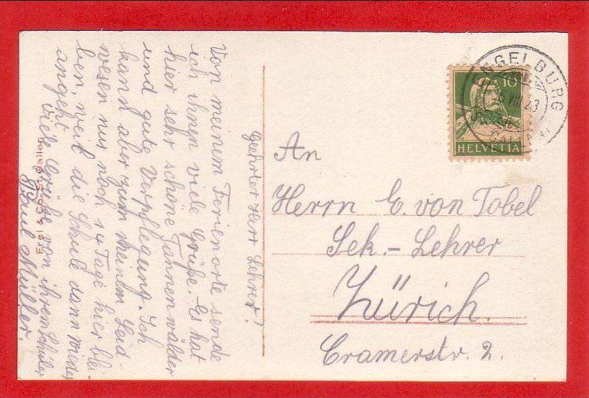 Cartoline postali: ENGELBURG BEI ST. GALLEN – Usato da Grüningen venduto da Kartenlaube 1