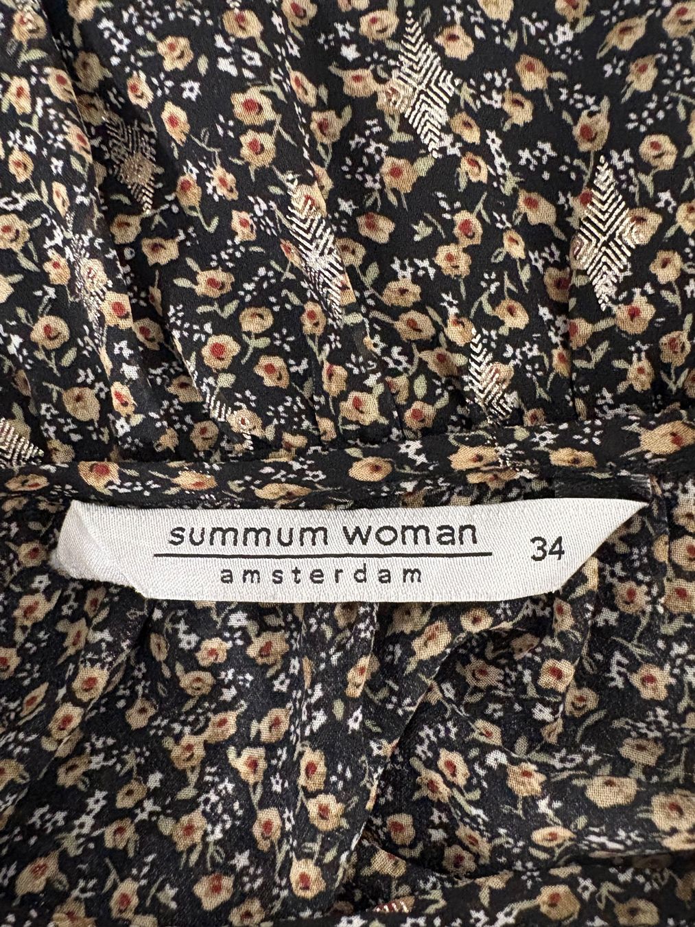 Robes: Summum Maxikleid beige gold Boho Gr. 34 langarm – Neuf (Voir description) à Regensdorf par secondchancefashion 6