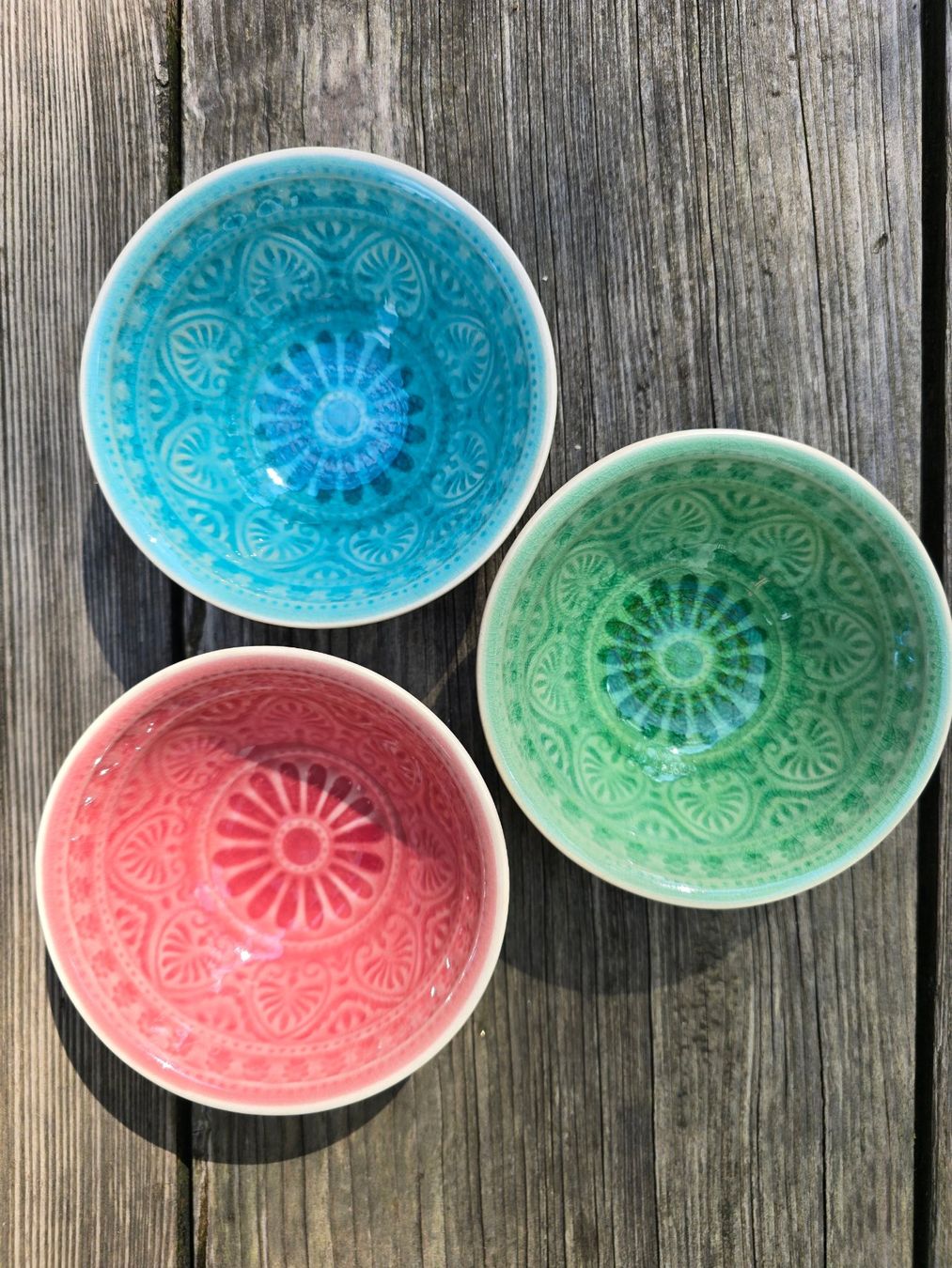 Schalen: Keramik: Schalen-Set 3-tlg. – Neu (gemäss Beschreibung) aus Romanshorn von Rachacha