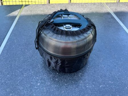 Popote de camping inox, ensemble complet, très bon état