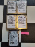 5x 320GB 2.5" SATA HDD – SMART geprüft – Hitachi/HGST