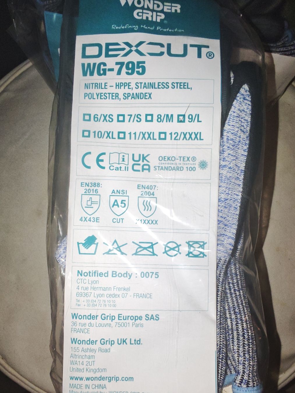 Handschuhe & Handstulpen: Arbeitshandschuh/Working Gloves Size 9/L Cut Level A – Neu und originalverpackt aus Langnau Am Albis von sul_rm8c 1