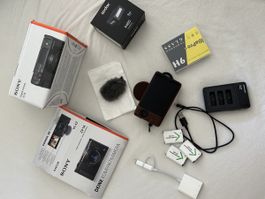 Digitalkamera Sony ZV-1A mit Zubehör im Set 