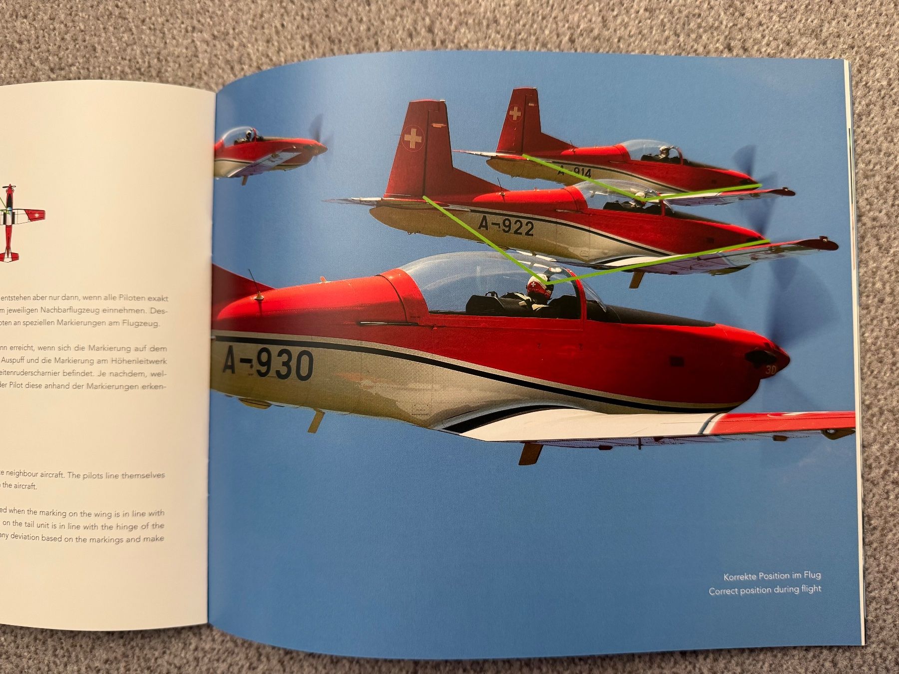 Schweizer Armee Documenti: 6 Prospekte PC7-Team (2013-2017) - Schweizer Luftwaffe – Usato da Brütten venduto da Hst1 5