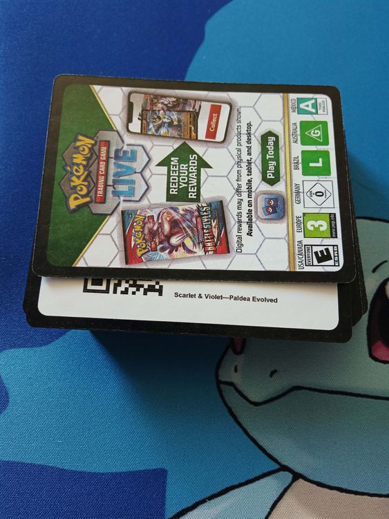 50 x Pokemon Paldea Evolved Online Codes | Kaufen auf Ricardo