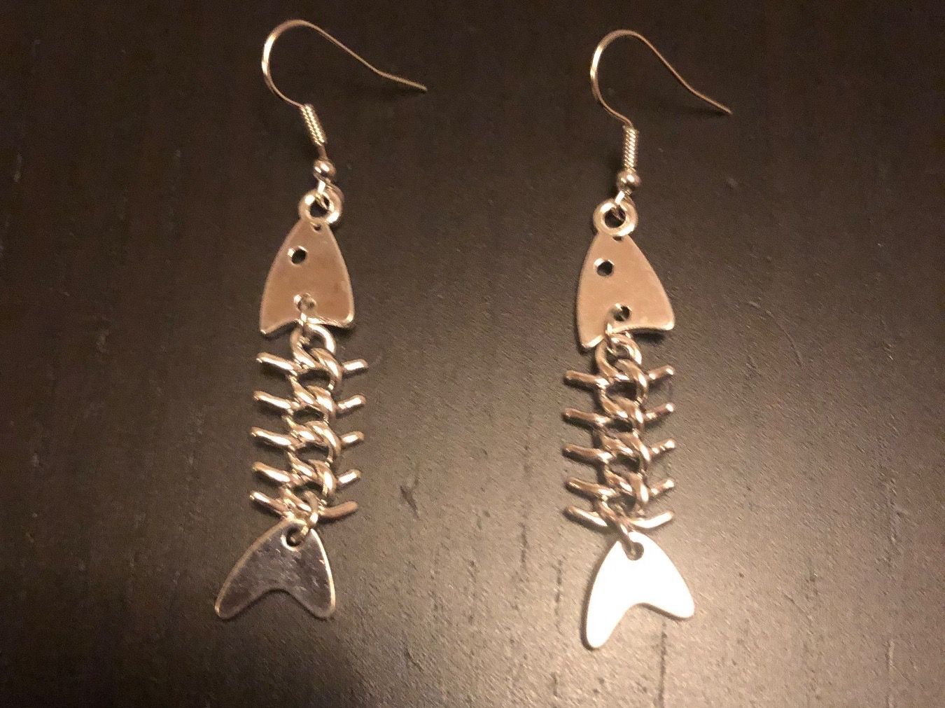 Ohrringe & -stecker: Ohrringe Fisch – Neu (gemäss Beschreibung) aus Gams von Mariawicca