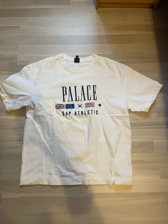 Palace x Gap Athletic T-Shirt, Weiss, Grösse M, Neuwertig