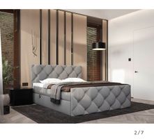 Boxspringbett mit Stauram 180x200 (Neupreis 1190, Jetzt 199)