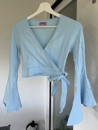 Langarm blau