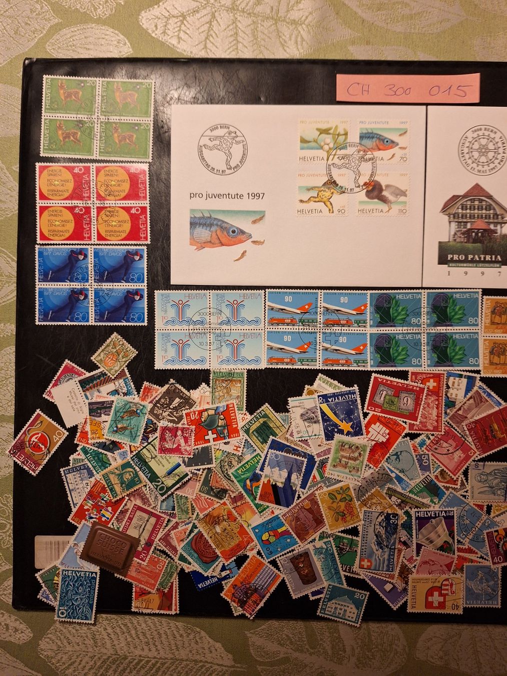 Alle Briefmarken: CH: 300 verschiedene gestempelte (015) – Gebraucht aus Genolier von Antoine30 1