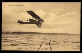 Foto-AK Sanke: L.V.G. Doppeldecker Flugz