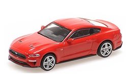 Ford Mustang 2018 Rot Minichamps 1:87