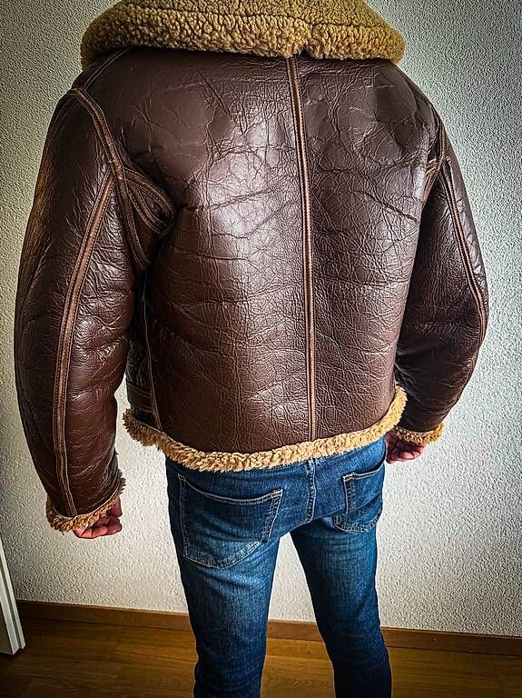 Bombardier Giacche: Bombardier B3 flying jacket sheep skin – Usato da Montreux venduto da Alligator-AMPS 4