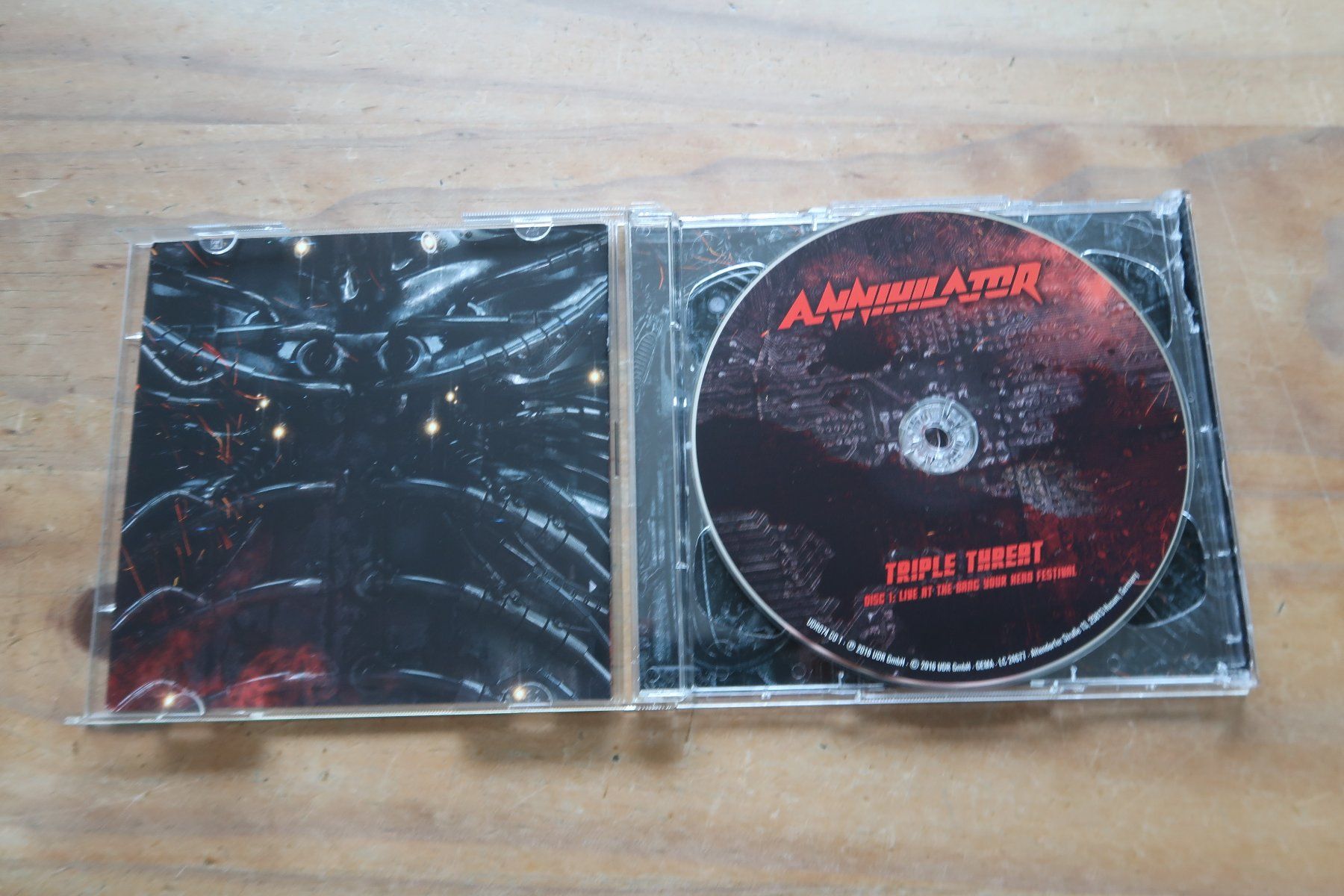CD: ANNIHILATOR - TRIPLE THREAT - 2x CD – Usato da Basel venduto da Patiscat 4