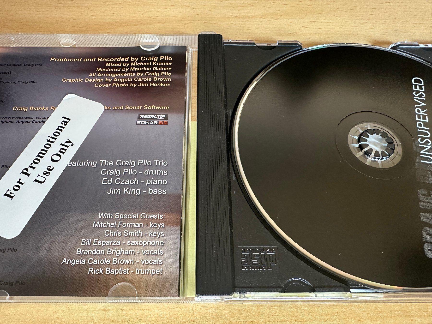 CDs: Craig Pilo - Unsupervised - Promo CD – Gebraucht aus Rikon im Tösstal von Alpenmutz 2