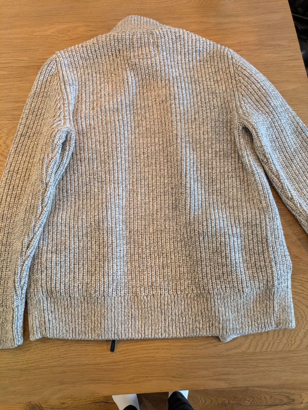 Superdry Giacche: Superdry Premium Knit Strickjacke Herren S grau – Usato da Wauwil venduto da KilluaSumisu 2
