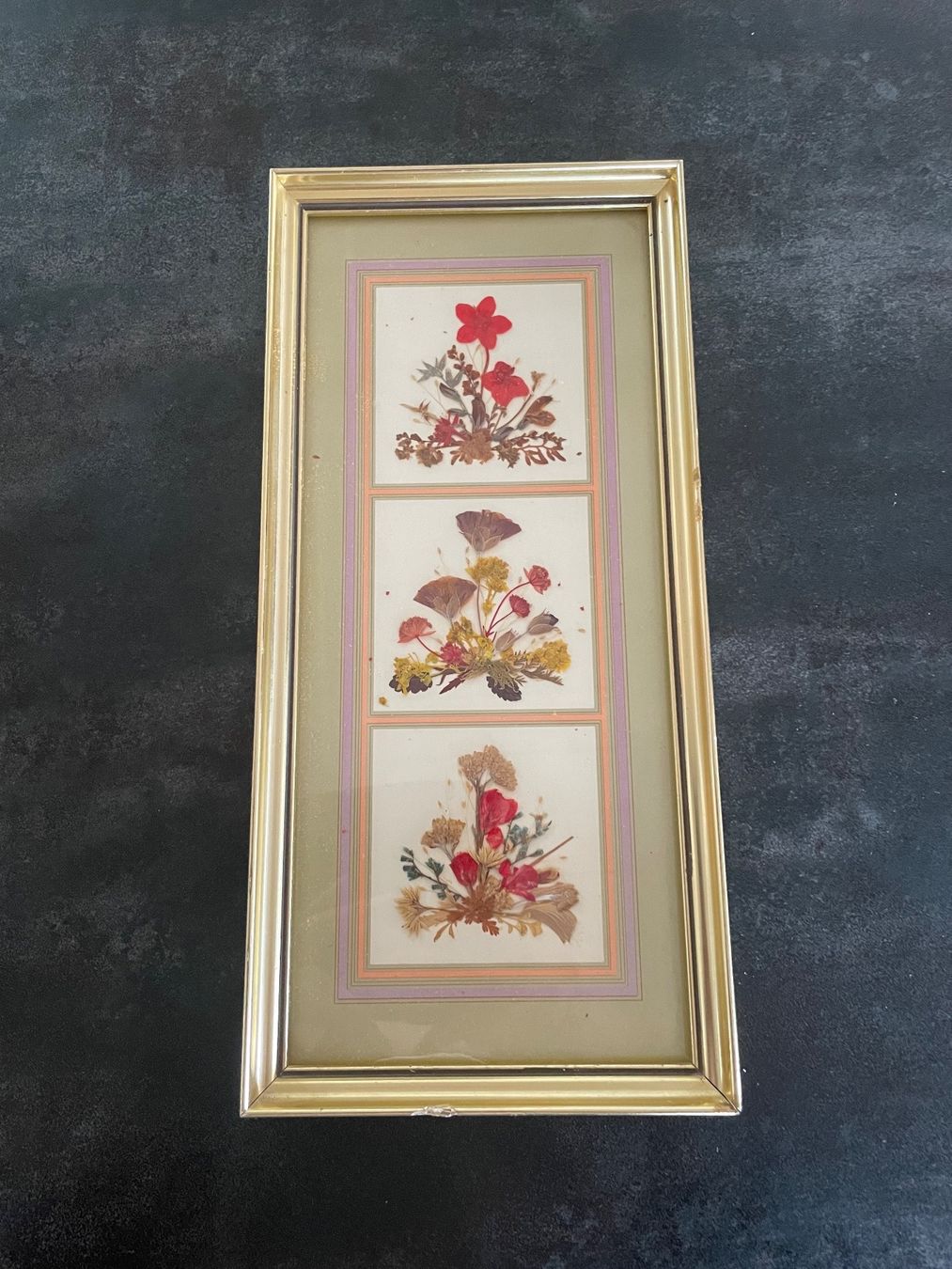 Dipinti: Ancien Tableau Fleurs Séchées – Usato da Vallamand venduto da Bricbracbroc82