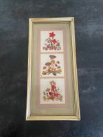 Ancien Tableau Fleurs Séchées