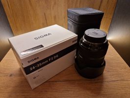 Sigma 24–35 mm F2 DG HSM Art – Top-Zustand 