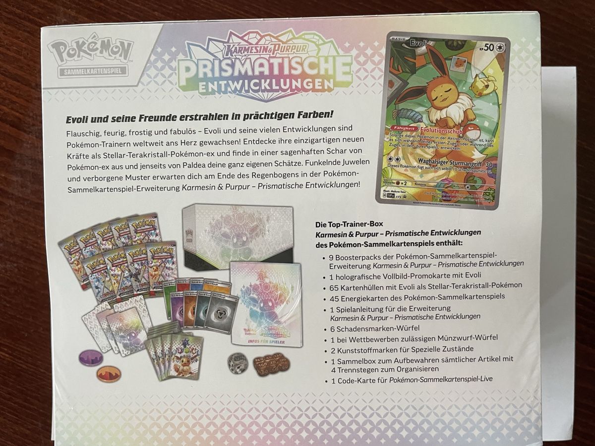 Pokémon Carte collezionabili: Pokemon Prismatic Evolutions ETB DE – Nuovo e nell'imballaggio originale da Wallisellen venduto da ale_v9vd 2