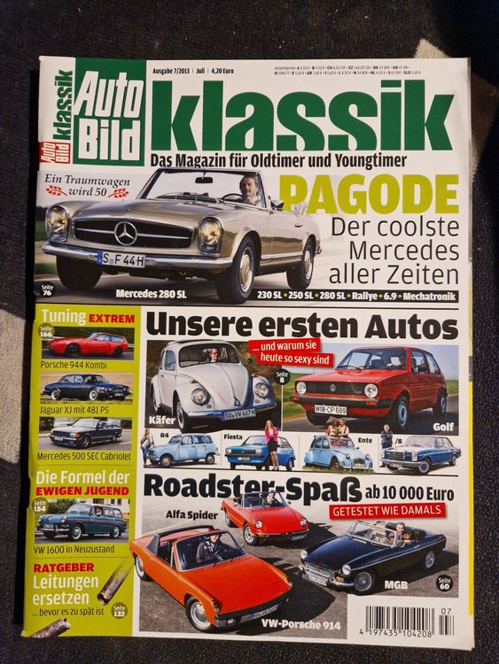 Mercedes Pagode 230 250 280 6 9 Rallye 500 SEC VW Käfer Golf | Kaufen ...