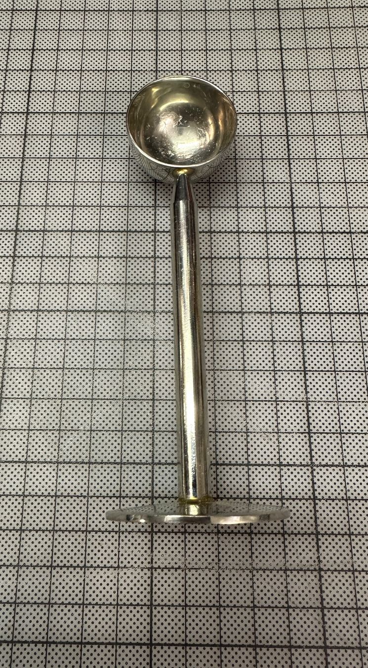 Löffel: Kaffeemesslöffel mit Tamper, Edelstahl – Gebraucht aus Nussbaumen AG von olitech5415