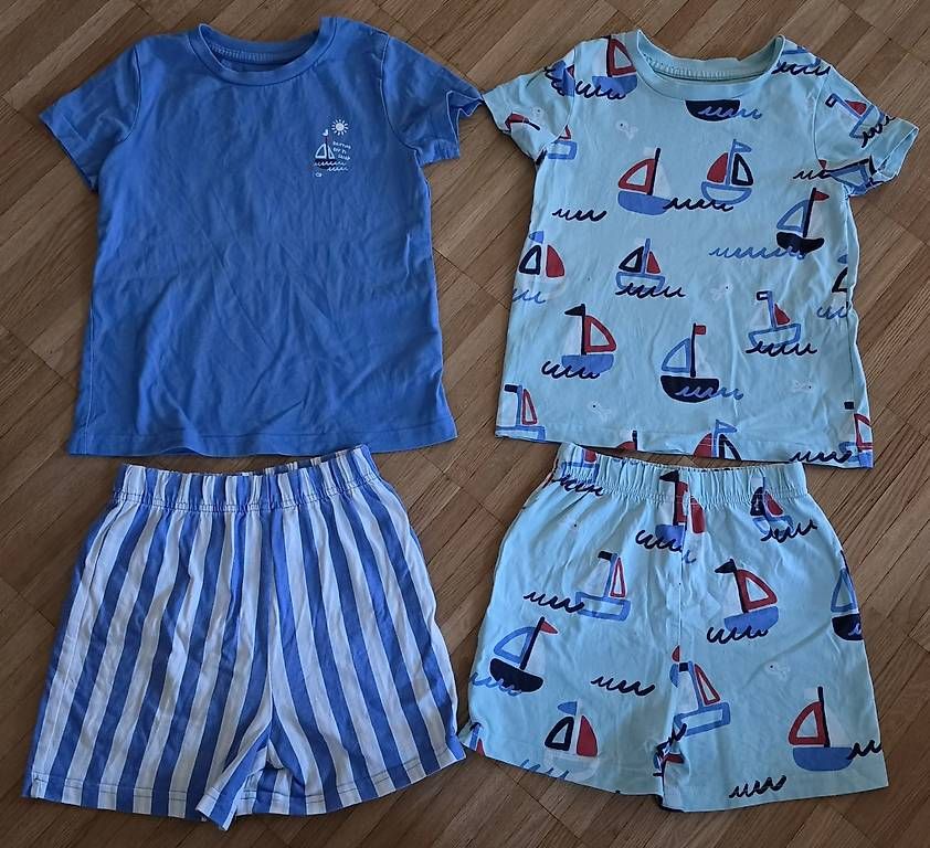 Pigiama & Simili: Kurzarm-Pyjama-Set Gr. 110-116 (Boote) – Usato da Weisslingen venduto da debi1992