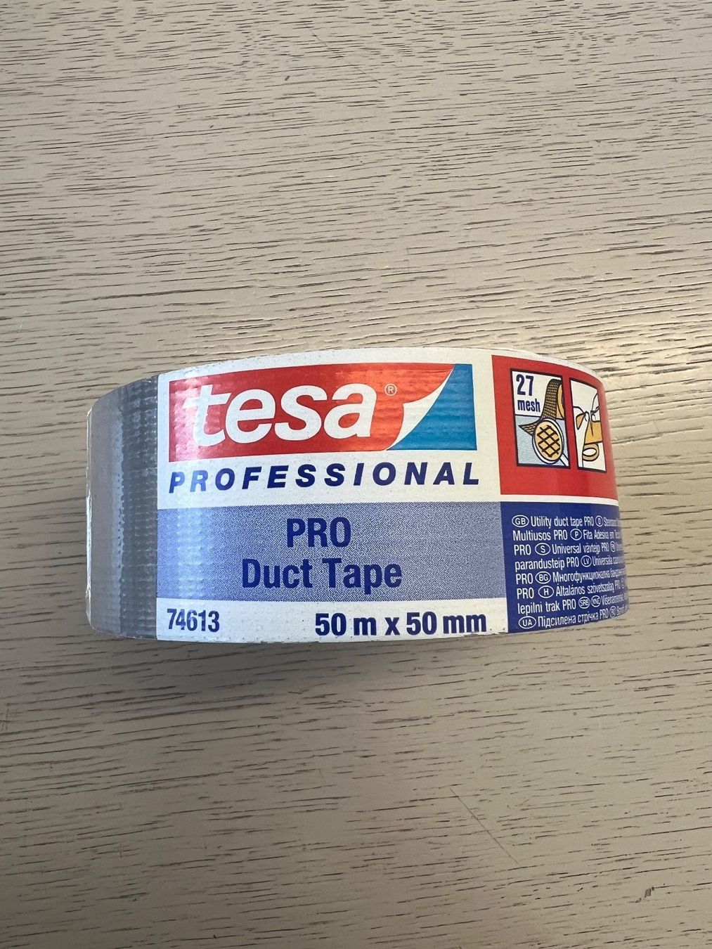 Altro materiale per ufficio: tesa Gewebeband 74613 Grau, 50 mm, 50 m – Nuovo e nell'imballaggio originale da Emmenbrücke venduto da ReFine 2