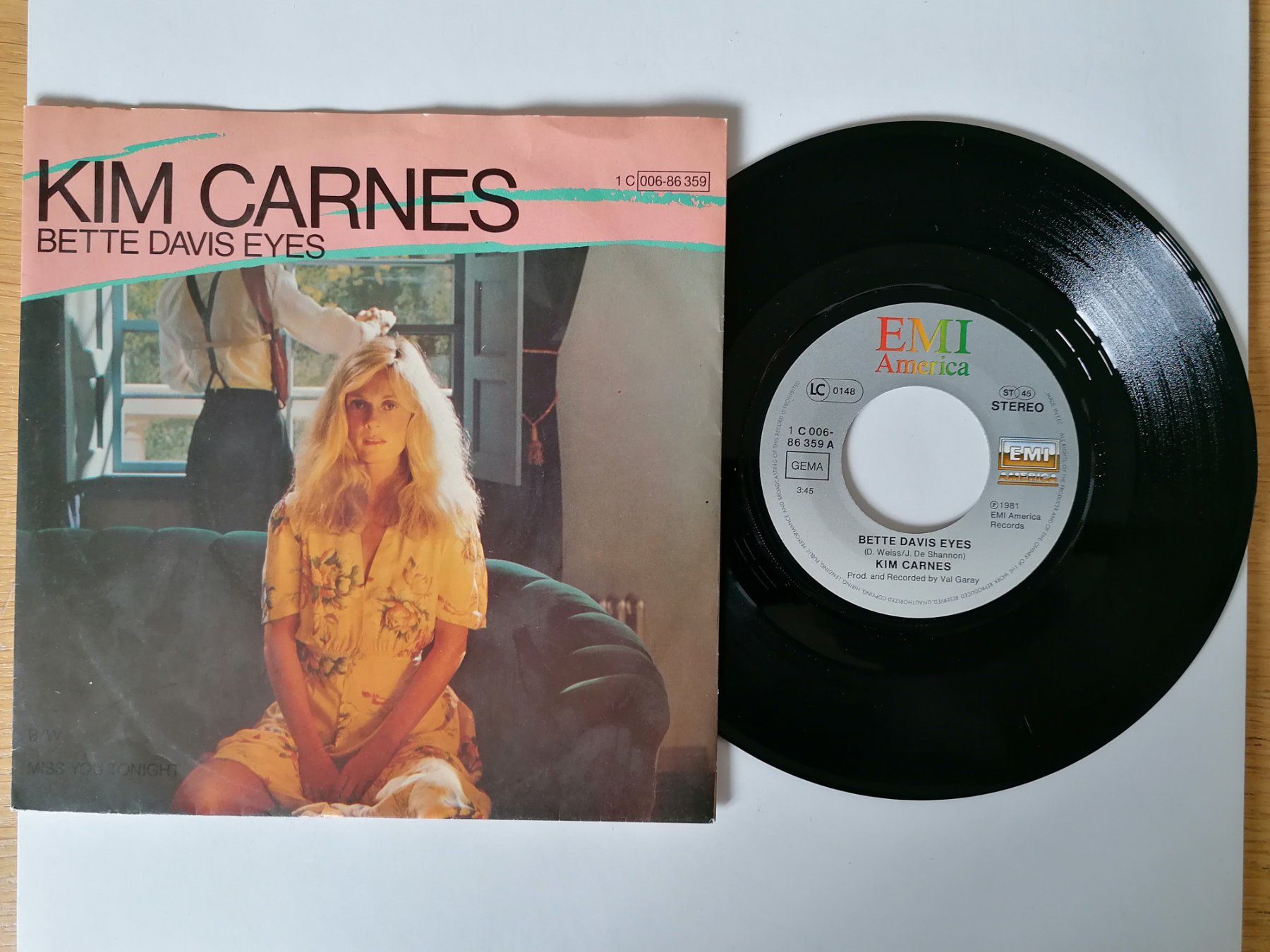 Vinyles: Kim Carnes – Bette Davis Eyes – D'occasion à Beinwil am See par Funkthesizer