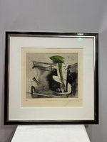 Originalradierung "Klangfeld IV" von Manfred Jung 81x 81 cm