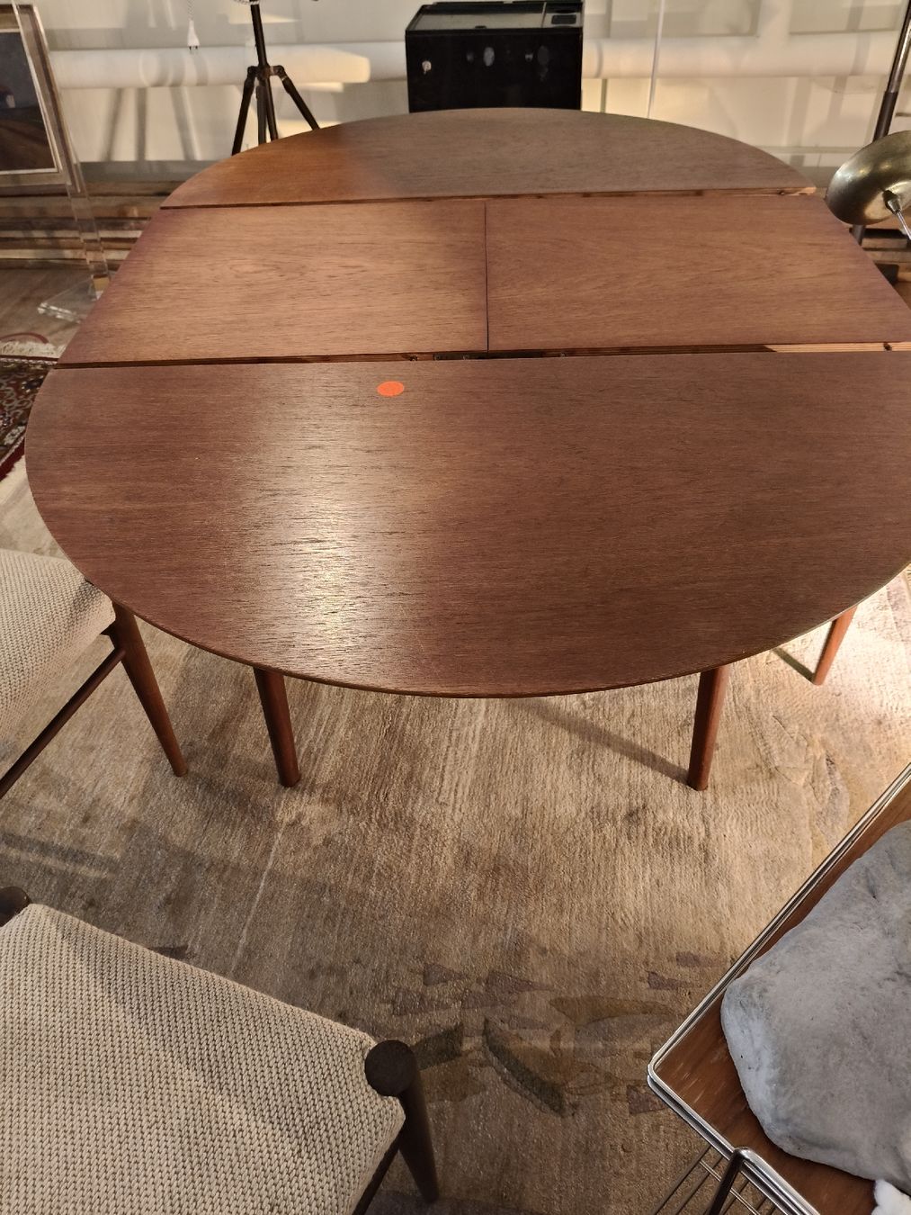 Set di tavolo e panche: Esstisch aus Teak mit 6 Stühlen – Usato da Zwingen venduto da inf_2blh 7