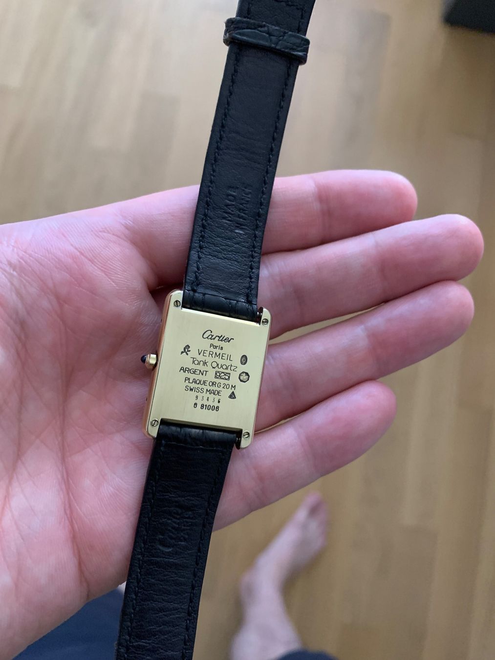 Cartier Uhren: Cartier Tank Vermeil LM 23mm – Defekt aus Goldau von WatchDealer1 1