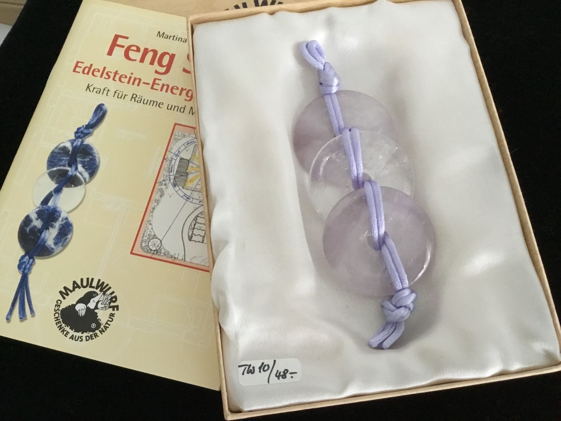 Minerali & Pietre curative: Feng Shui Energieband Amethyst – Nuovo e nell'imballaggio originale da Doppleschwand venduto da lapis106