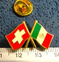 SCHWEIZ MEXICO FREUNDSHAFTS-PIN ENAMEL