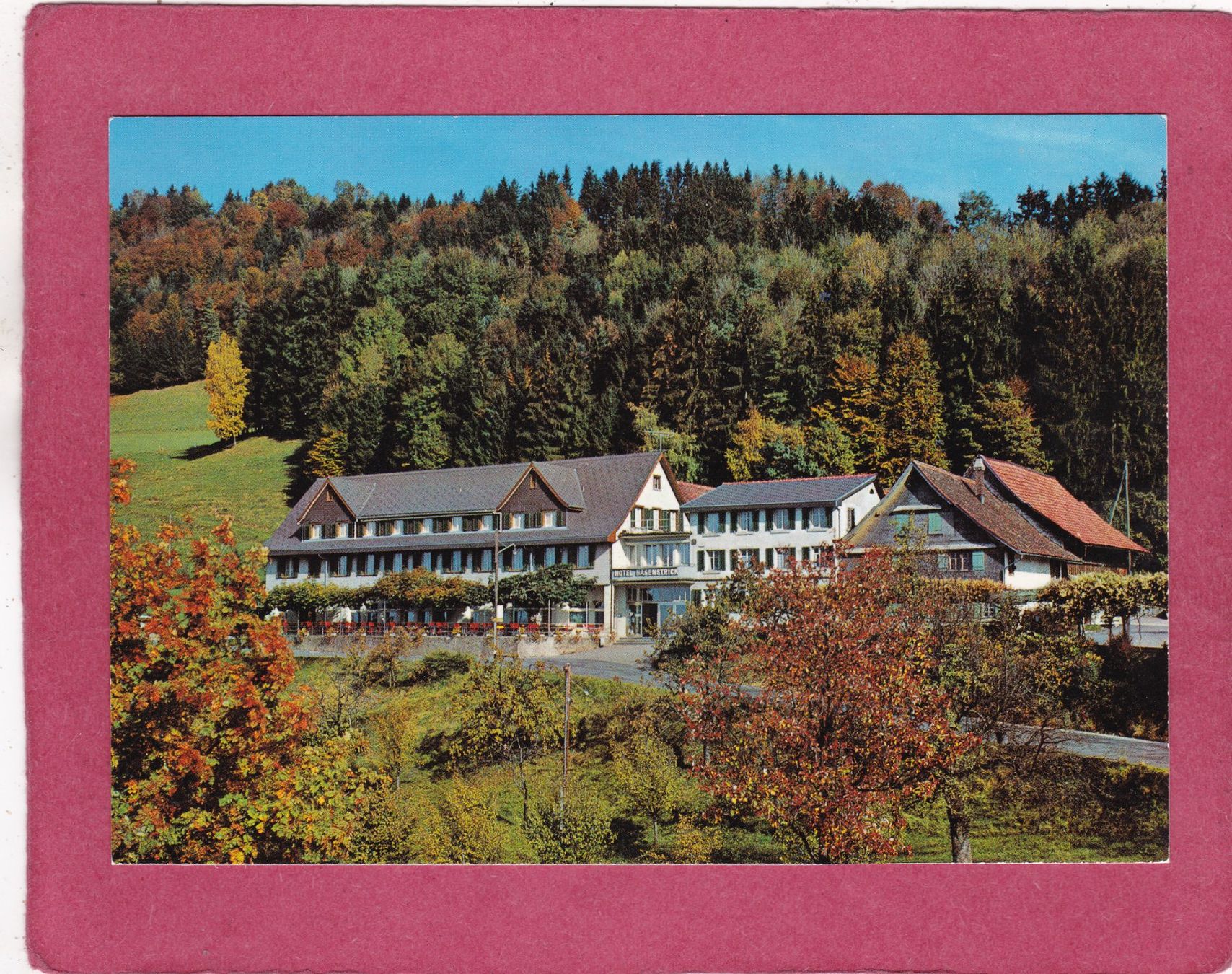 Cartoline postali: Restaurant Hasenstrick Wernetshausen – Usato da Herisau venduto da Lisegrat2008