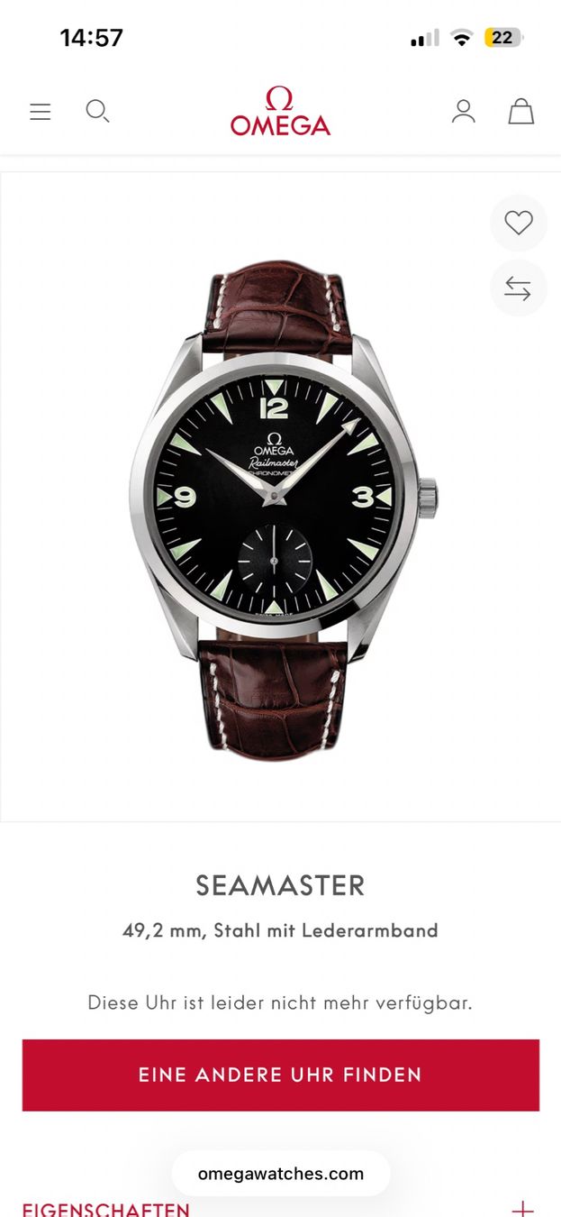 Omega Montres: Omega Railmaster XXL - Hand-Wound – D'occasion à Derendingen par MDPshopandmore 8