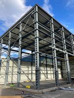 Stahlhalle, gebraucht, demontiert, ca. 13.5 x 29.9m